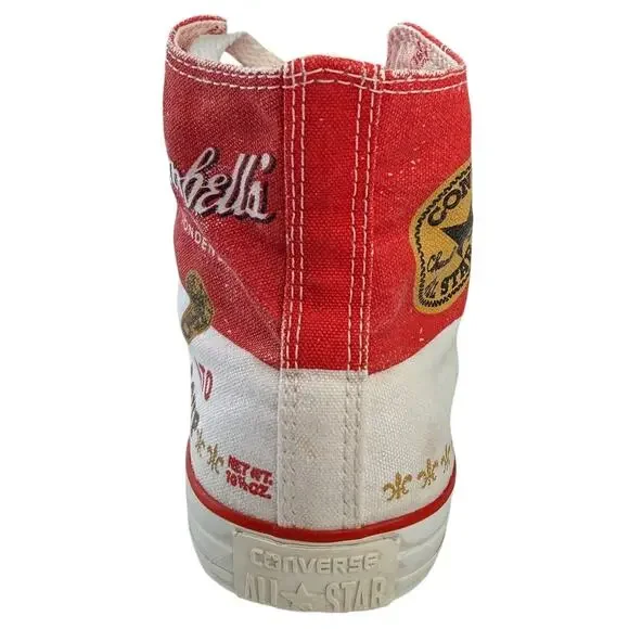 SINGLE LEFT SHOE RARE CONVERSE X ANDY WARHOL Campbells Soup Size 6M/8W Amputee